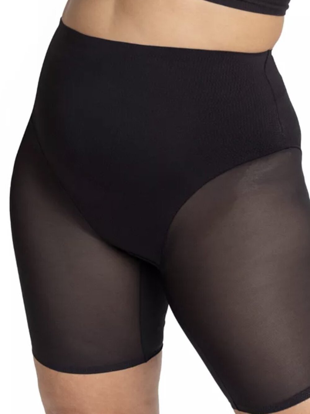 Shapermint Essentials Women's Mesh Shaping Shorts 4227376 Black M NWT